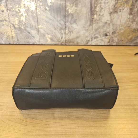 🔥Bebe Hannah mini black satchel hand bag - Picture 5 of 11